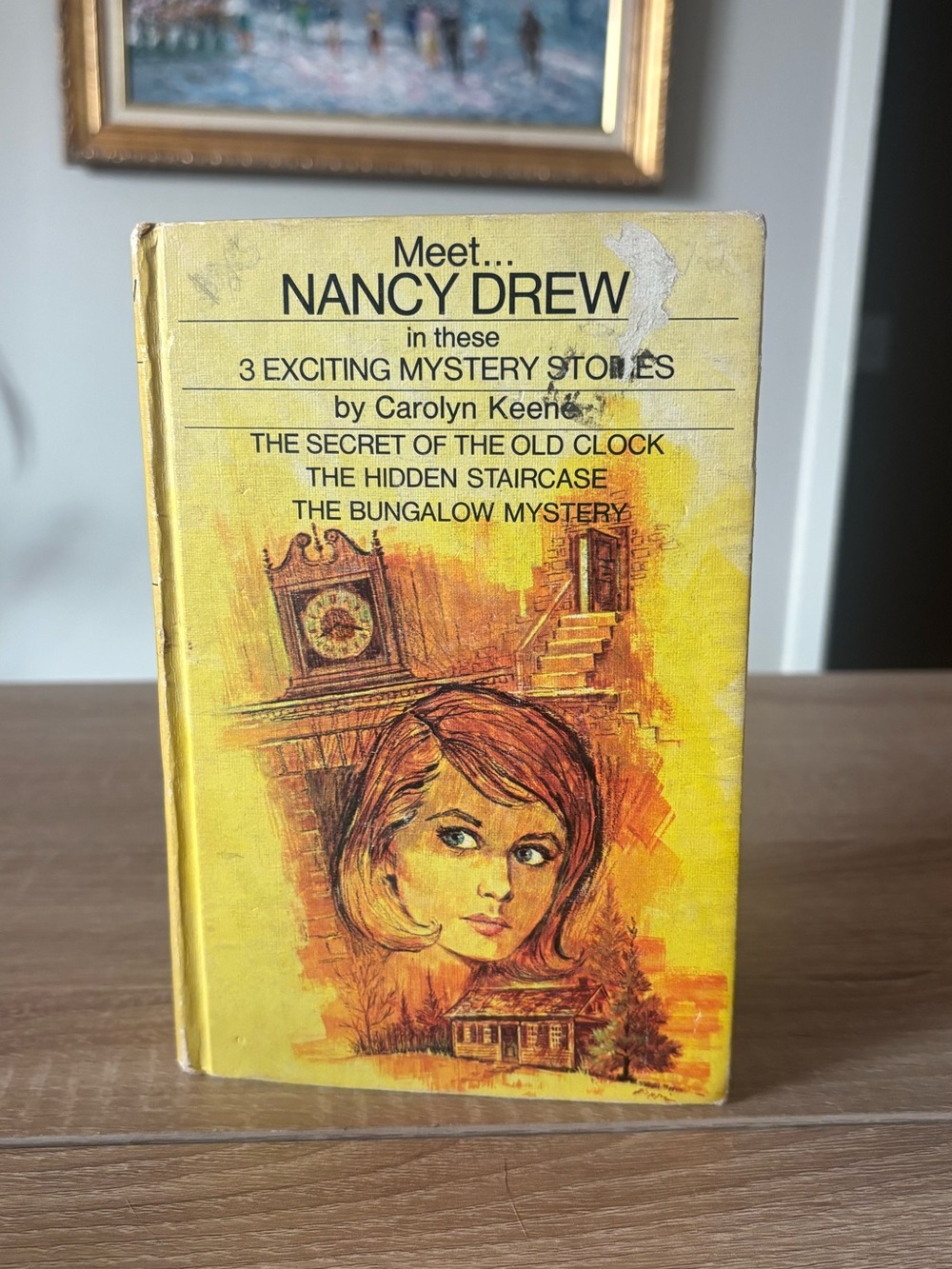 Vintage Nancy Drew 3 Mystery Stories HC 1959 Grosset Dunlap Carolyn Keene